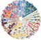 54Pcs Layer Cakes 10 inch Pre-Cut Fabric Squares for Quilting(Animal Theme)